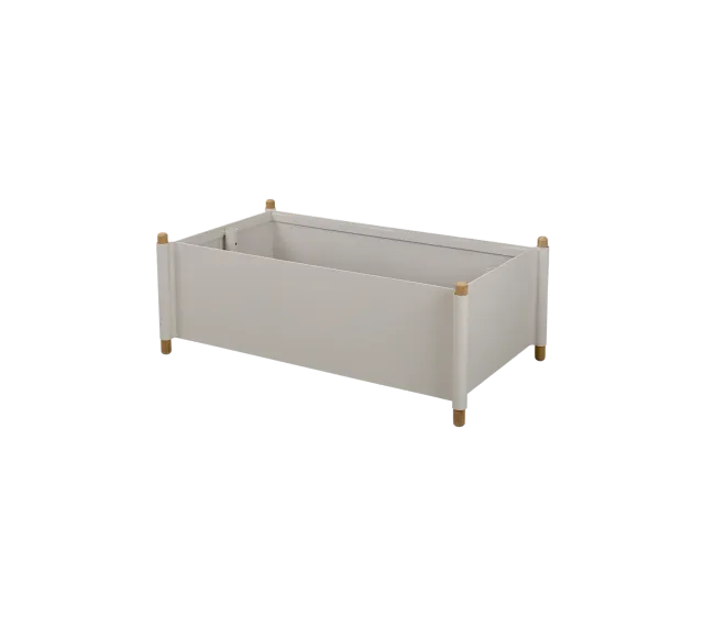 Cane-Line Sticks plantekasse stor teak lava grey aluminium