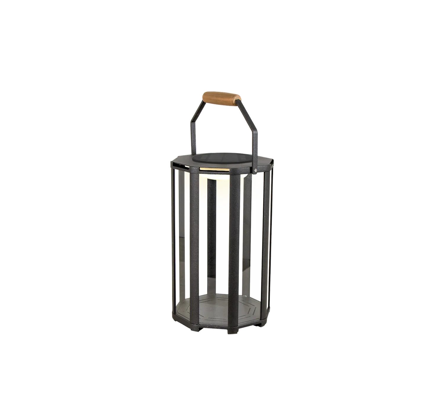 Cane-Line Lightlux låg LED-lampe lava grey aluminium