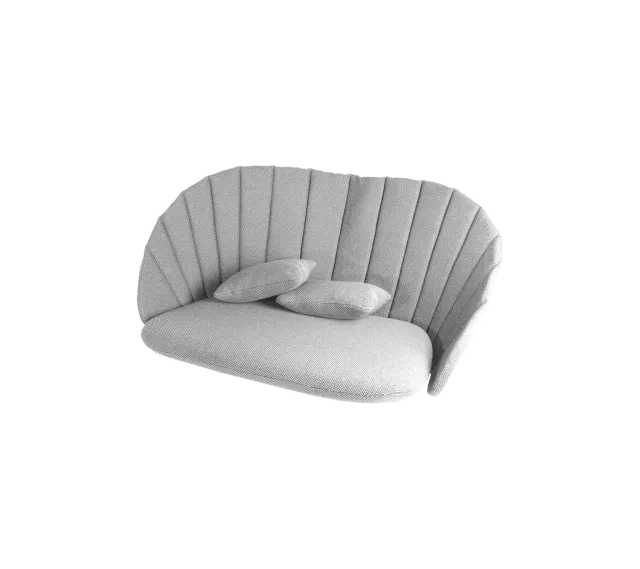 Cane-Line Peacock 2-pers sofa hyndesæt Grey Natté