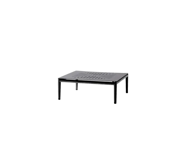 Cane-Line Conic sofabord light grey aluminium til lounge