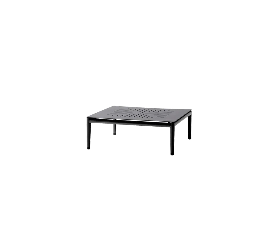 Cane-Line Conic sofabord light grey aluminium til lounge