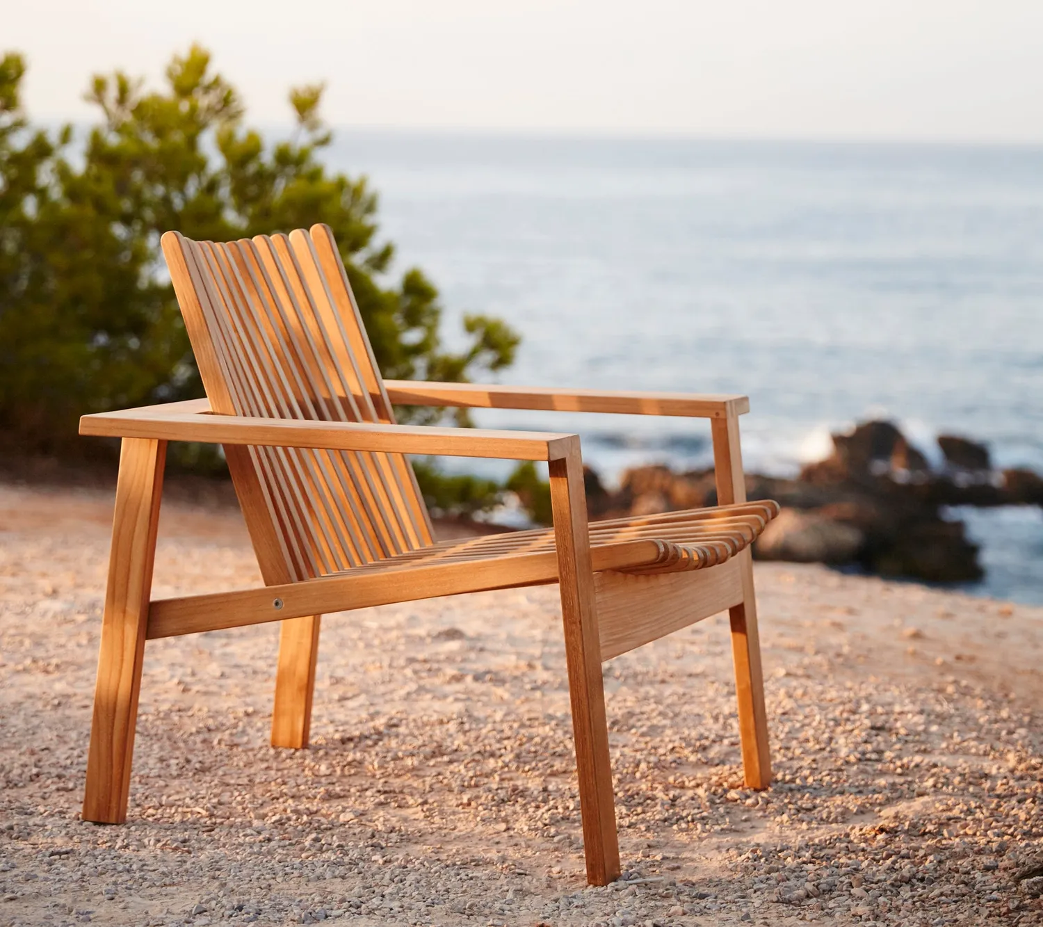 Cane-Line Amaze loungestol teak grey