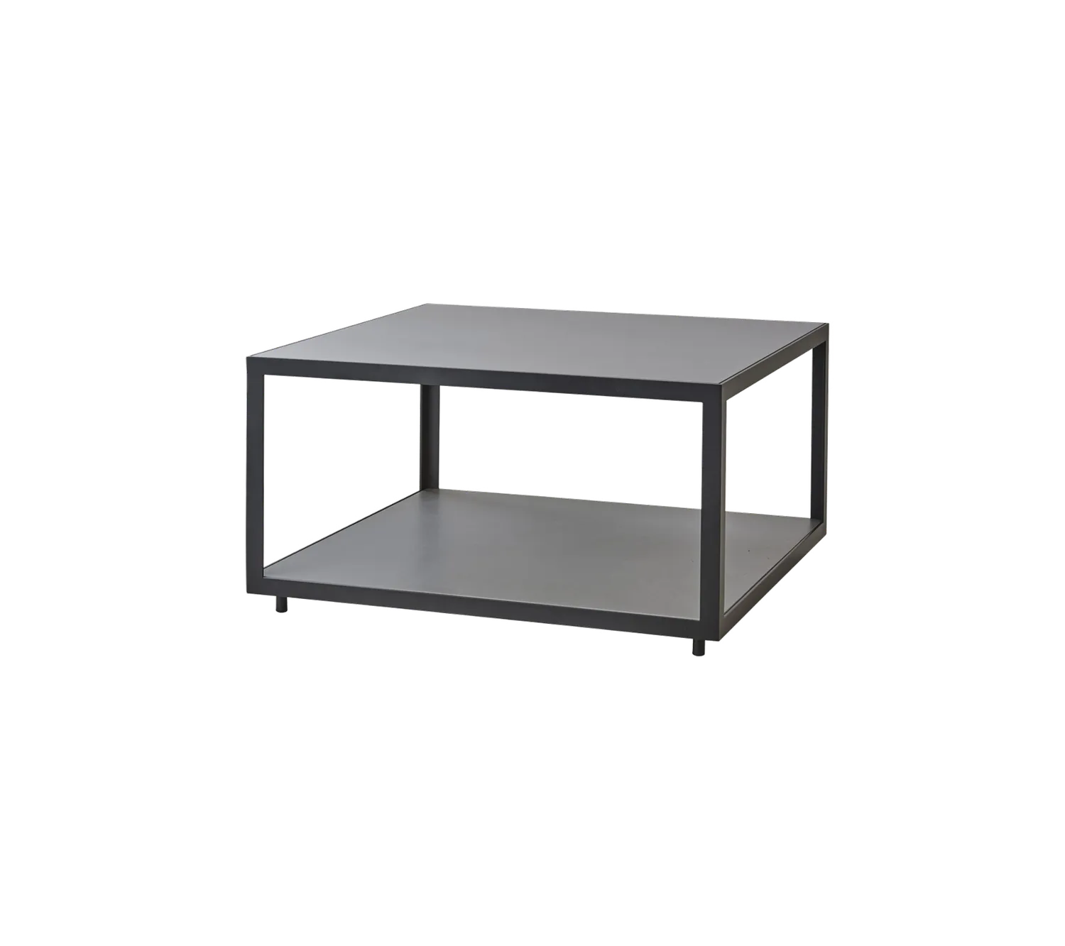 Cane-Line Level sofabord stor teak lava grey ceramic