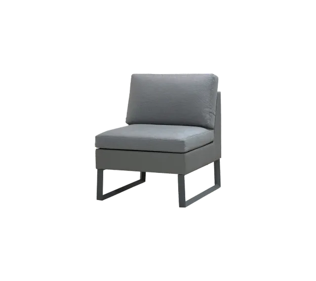 Cane-Line Flex single modul modulsofa grey QuickDry