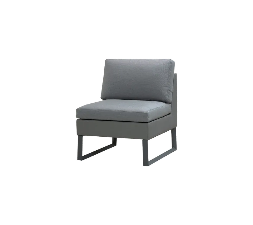 Cane-Line Flex single modul modulsofa grey QuickDry