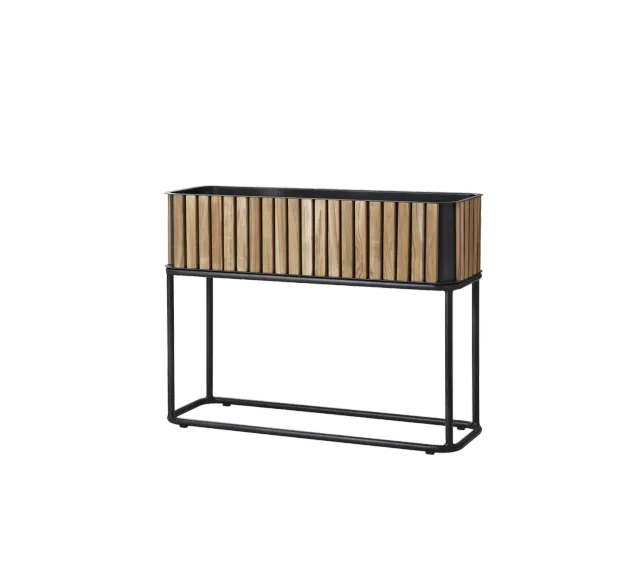 Cane-Line Combine plantekasse rektangulær teak lava grey