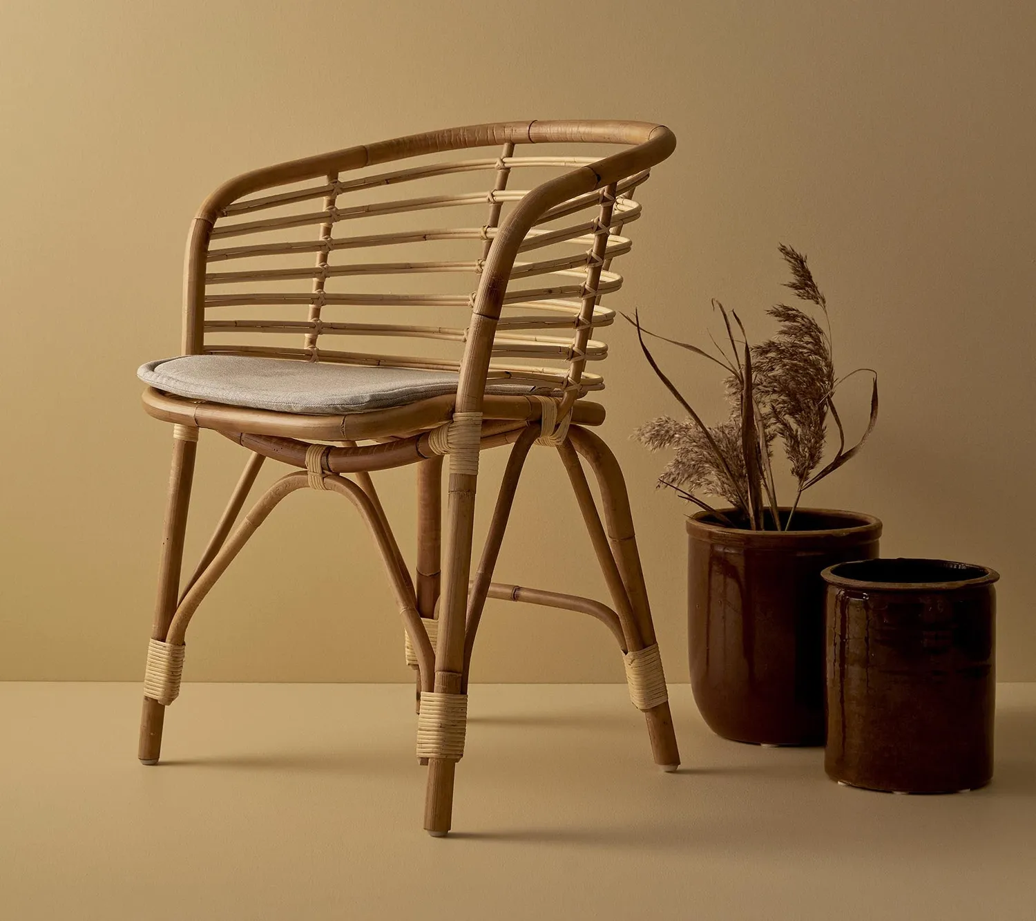 Cane-Line Blend stol natural rattan uden hynde